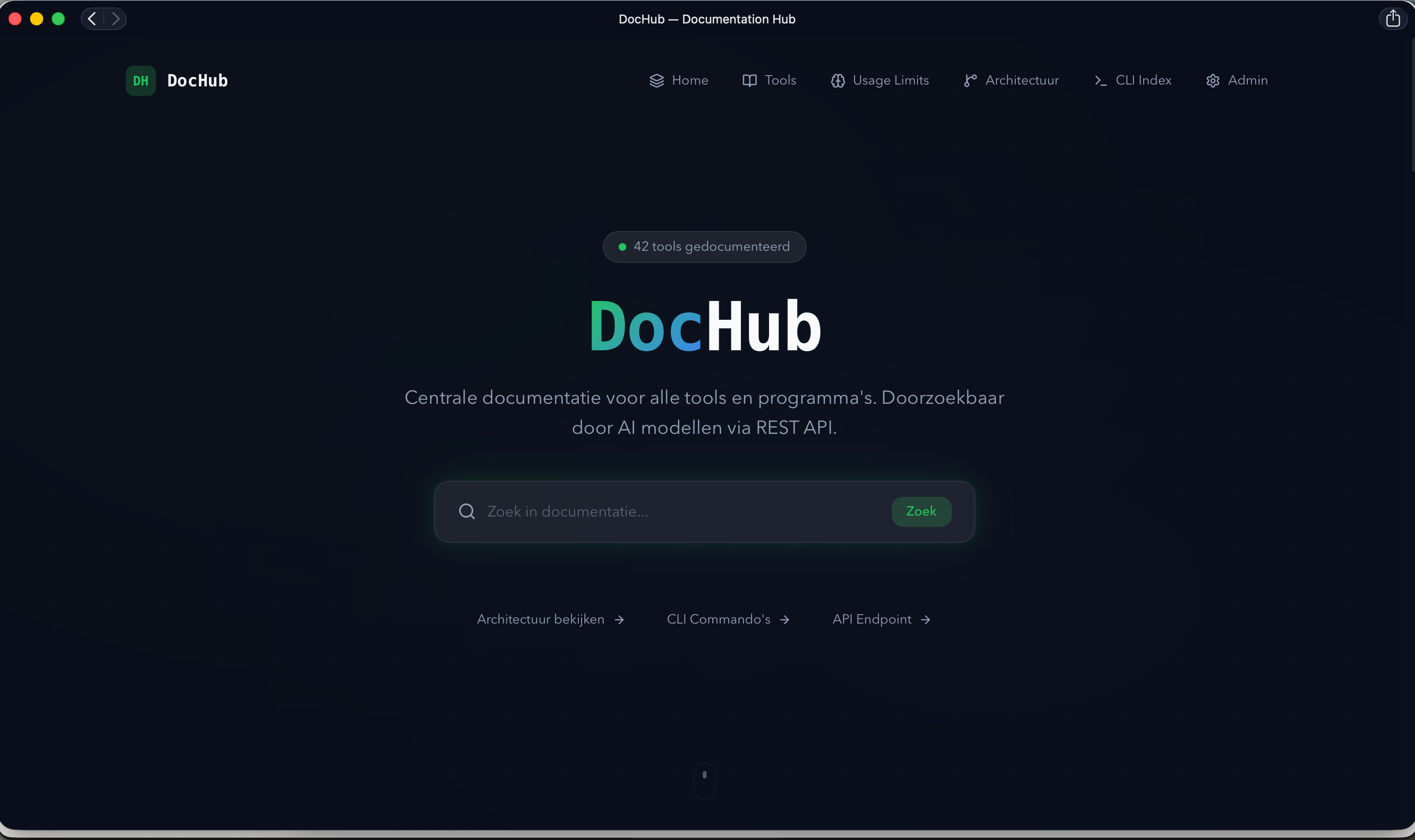 DocHub documentatie-hub